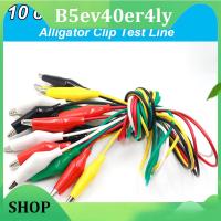 B5ev40er4ly Shop 10pcs Alligator Clip Electric DIY Small Power Cord Sheath Electric Clamp Double Head Jumper Wire Test Leads