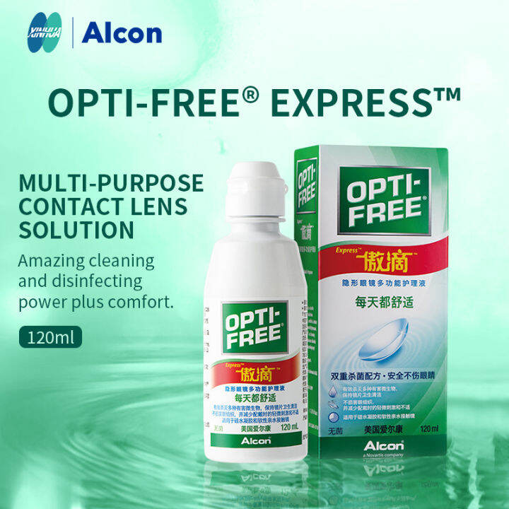 OPTIFREE Express 120ML Multipurpose Contact Lens Solution Everyday
