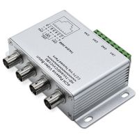 4CH Passive Video Balun for TVI CVI AHD Cameras CCTV Via Twisted Pairs UTP Video Balun 4CH Transceiver BNC To UTP RJ45