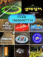 ❐ projection logo spotlight ground rotating signboard door head outdoor waterproof led advertising