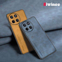 NIWINEE เคสหนังสุดหรูสำหรับ Realme 11 4G/Realme 11 4G ปลอกนิ่มมีสไตล์ NFC เคสโทรศัพท์เคสกันกระแทกมือถือมือที่สะดวกสบาย