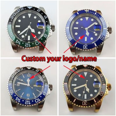 Customized Sapphire Glass Watch With Optional Luminous Dial Customized Nh35 Movement At 3 Oclock