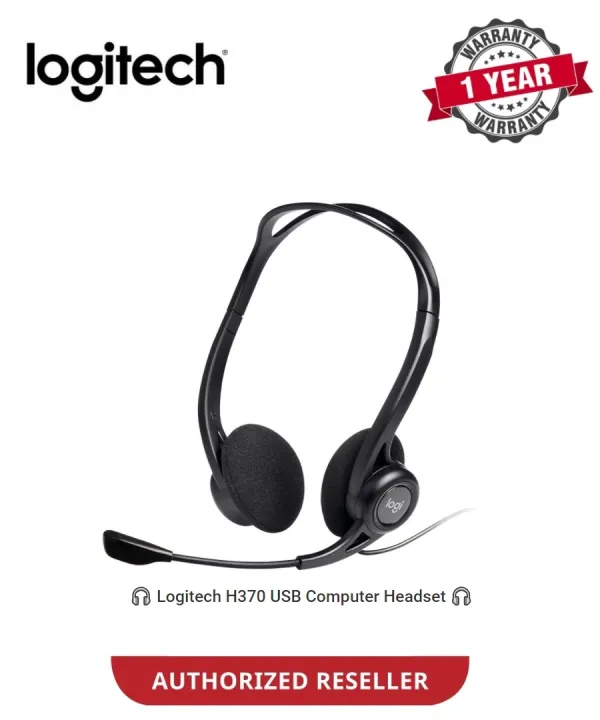 Logitech H370 USB Computer Headset Lazada