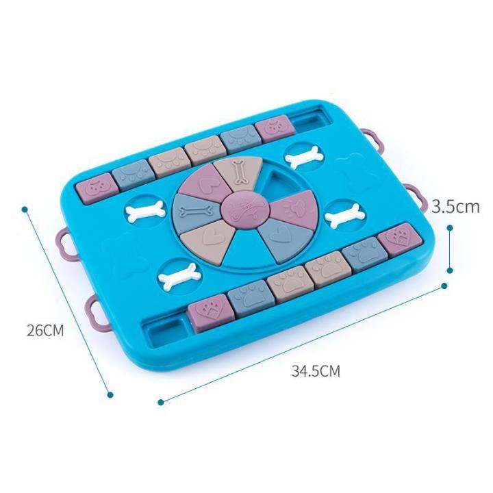 สุนัขแมว-sniffs-ของเล่นเกมปริศนาสัตว์เลี้ยงชามอาหารช้าป้องกันสำลักชามอาหารซ่อนสุนัขของเล่นอาหารช้าแบบโต้ตอบ-yy-ร้านค้า