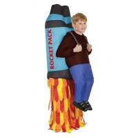 Simbok Students Inflatable Halloween Jetpack Childrens Performance Costume Ds Rocket Propeller Flight Suit