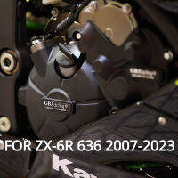 สำหรับคาวาซากิ ZX-6R 636 2007-2023 2007-2008ฝาครอบป้องกันเครื่องยนต์2013 2020