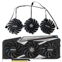 1ชุด CF-12915S RTX 3070 Ichill X3พัดลมจีพียูสำหรับ INNO3D RTX 3060 Ti,3070,3070 TI,3080,3080 Ti,Ti,3090 Ichill X3ระบายความร้อนการ์ดวิดิโอพัดลม