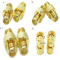 2pcs SMA Connector SMA Female to SMA Female RP-SMA Female RF Coax Coaxial Adapter Connector