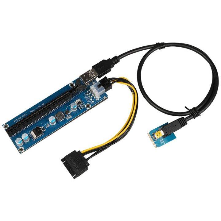  WiFi  Key Adapter Card   Key to PCIE 16X Graphics Card  Extension Cable for Linx XP Win7 8 10 