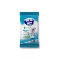 Polar Wipe 20 sheets (ผ้าเปียกทำความสะอาดผิวสูตรน้ำเกลือผสม Active Polar) 1ห่อ