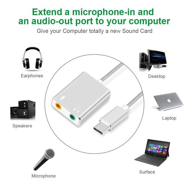 hotลดราคา-usb-3-1-type-c-to-3-5mm-audio-stereo-7-1-independent-3d-external-sound-card-adapter-for-macbook-ที่ชาร์จ-แท็บเล็ต-ไร้สาย-เสียง-หูฟัง-เคส-airpodss-ลำโพง-wireless-bluetooth-โทรศัพท์-usb-ปลั๊ก-