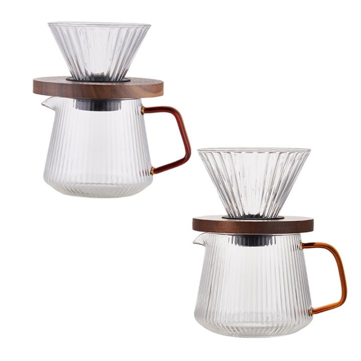 pour-over-coffee-dripper-coffee-pot-handmade-coffee-pot-coffee-server-coffee-maker-brewing-cup-v02-glass-coffee-funnel-drip-coffee-set-b