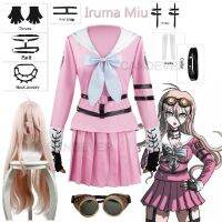 คอสเพลย์ Miu Iruma V3: ฆ่าความสามัคคีชุดกะลาสีเรือผู้หญิงชุดงานรื่นเริงฮาโลวีนชุดอุปกรณ์เสริมฟรี