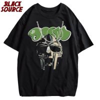 Madvillain Mf Doom Madlib T Shirts Men Cotton Vintage T-Shirt Round Collar Tee Shirt Short Sleeve Clothes Summer