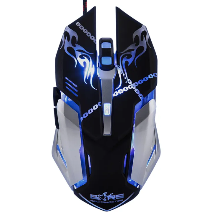 Moeyu Black Rock Animation surrounding shooter mechanical game mouse ...