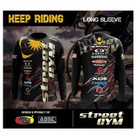 [In stock] 2023 design Baju basikal, cycling tshirt full sublimation Motorcycle Jersey Long Sleeve ，Contact the seller for personalized customization of the name