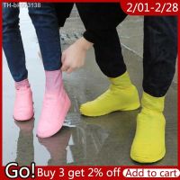 ∏✎✸ 1Pair Reusable Latex Waterproof Rain Shoes Covers Slip-resistant Rubber Rain Boot Overshoes Outdoor Walking Shoes Accessories