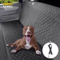 CAWAYI KENNEL Luxury 600D Oxford PP Cottpn Pet Dog Cat Car Rear Bench Seat Anchors Waterproof Non-Slip Cover with Hammock U0957