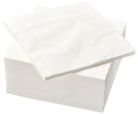 FANTASTISK Paper napkin, white, 40x40 cm/100 pieces (ฟันทัสติสค์ กระดาษเช็ดปาก, ขาว40x40 ซม./ 100 ชิ้น)