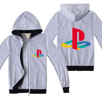 PlayStationเด็กซิปเสื้อแขนยาวHooded Coatเสื้อกันหนาวฤดูใบไม้ร่วงฤดูหนาวสำหรับเด็กซิปเสื้อแจ็คเก็ตลำลองC1792เสื้อผ้าเด็กใส่ลำลองสำหรับฤดูใบไม้ร่วงฤดูหนาวหลวมเสื้อคาร์ดิแกนกีฬา