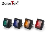 Daiertek 4ชิ้น30A สวิตช์โยกกันน้ำ12V 220V สวิตช์ไฟ LED คันโยกสลับ250VAC สลักเปิดปิด