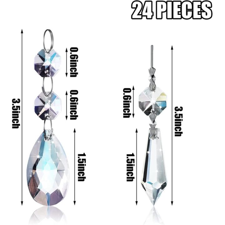24-pcs-chandelier-crystal-prisms-pendants-set-38-mm-clear-teardrop-icicle-chandelier-crystals-parts-replacement-crystals
