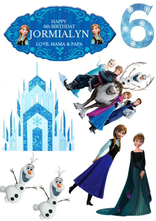 Frozen Cake Topper Lazada PH