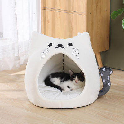 ใหม่ Deep Sleep Comfort ในฤดูหนาว Cat Bed Iittle Mat ตะกร้าสุนัขขนาดเล็กผลิตภัณฑ์สัตว์เลี้ยงเต็นท์ Cozy Cave Nest ในร่ม Cama Gato