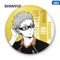 ซันนี่1ชิ้นมังงะHaikyuu!! คอสเพลย์ป้ายHinata Shoyoเข็มกลัดการ์ตูน58Mmญี่ปุ่นอะนิเมะคอลเลกชันBadgeสำหรับกระเป๋าเป้สะพายหลังเสื้อผ้า |