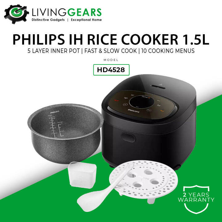 Philips 1.5L IH Rice Cooker Viva Collection HD4528 Induction Heating