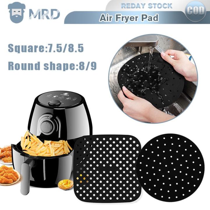 Reusable Air Fryer Liners Non-stick Silicone Square/round Pad