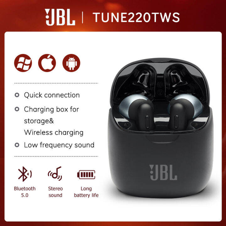 [High quality] JBL Tune 220TWS true wireless Earbuds V5.0 sports stereo ...