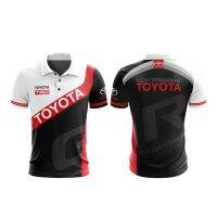 POLO SHIRT -  MOTOSHIRT เสื้อโปโลพิมพ์ลาย TOYOTA TO-A03-22