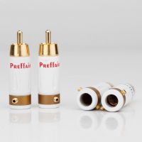 R1774 HIFI Audio Connector Brass Power Amplifier Plug Signal Cable RCA Loudspeaker