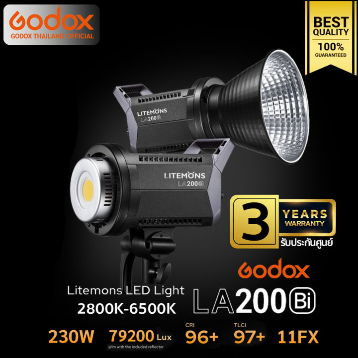 godox-led-litemons-la200bi-230w-2800k-6500k-bowen-mount-รับประกันศูนย์-godox-thailand-3ปี-la200-bi-color