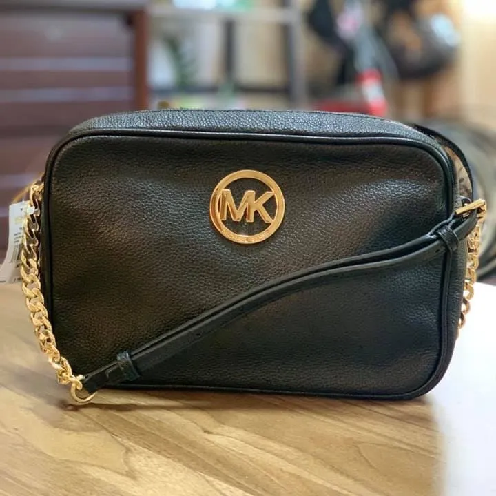 Michael Kors Fulton Large Leather Crossbody Bag | Lazada PH