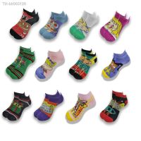 ♀☞✎ Fashion Cartoon Print Invisible Short Socks Happy Funny Street Socks Men Women Korean Style Novelty Ankle Socks