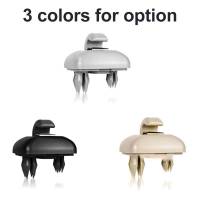 2Pcs สำหรับ Audi A1 A3 A4 A5 Q3 S3 S4 TT สีดำสีเทา Beige ภายในรถ Sun Visor Hook คลิป Fastener คลิปวงเล็บ8U0857562A