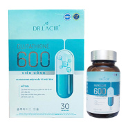 Viên Uống Glutathione 600 DrLacir,hạn chế lão hoá da, nếp nhăn