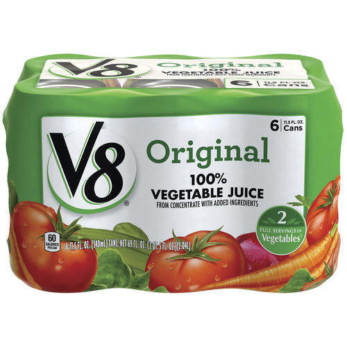 Campbell's Original V8 Vegetable Juice From Concentrate, Good Source of