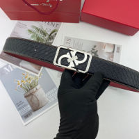 (Fashion high-end belt)Gift Box Packaging 2023 new F belt, mens belt, double-sided imported leather can be used on both sides, and it is the first choice for people to use as gifts