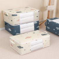 Quilt Finishing Bag Quilt Storage Bags With Moisture Proof Design Foldable Storage Bags Clothes Organizer Bag Big Capacity Storage Bags