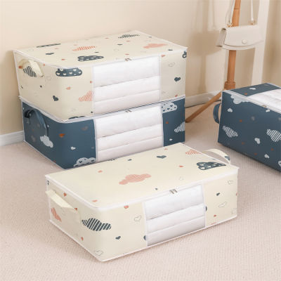 Quilt Storage Bags With Moisture Proof Design Quilt Finishing Bag Quilt Clothes Storage Bag Big Capacity Storage Bags Foldable Storage Bags