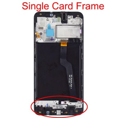 6.2 "A105f A105 A10จอ Lcd สำหรับ Samsung Galaxy Sm-a105f แอลซีดีเปลี่ยนหน้าจอแสดงผลประกอบ Digitizer พร้อมกรอบ