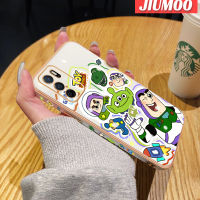 JIUMOO เคสสำหรับ A16 OPPO เคส A54s A16s พร้อมเคสโทรศัพท์กันกระแทกลายการ์ตูนมอนสเตอร์ขอบด้านข้างสี่เหลี่ยมจัตุรัสนุ่มหรูหราแบบดั้งเดิมเคสป้องกันกล้องฝาหลังเต็มรูปแบบ