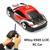 Wltoys K969 1/28 2.4G 4WD คุณภาพสูงแปรงรถ RC Drift ควบคุมรถรีโมทเด็กของเล่น18ปีของขวัญใหม่ปี