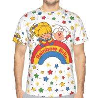 【New】 Rainbow Brite Stars 3D พิมพ์โพลีเอสเตอร์ T เสื้อผู้ชายผู้หญิงยิมแขนสั้น TShirt Harajuku Streetwear เสื้อขนาดใหญ่