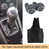 56ความเร็วเกียร์ธรรมดา Shift Knob สำหรับ Opel Vauxhall Zafira B 2005-2014 Gaiter Boot Cover กรณีกันฝุ่นรถอุปกรณ์จัดแต่งทรงผม