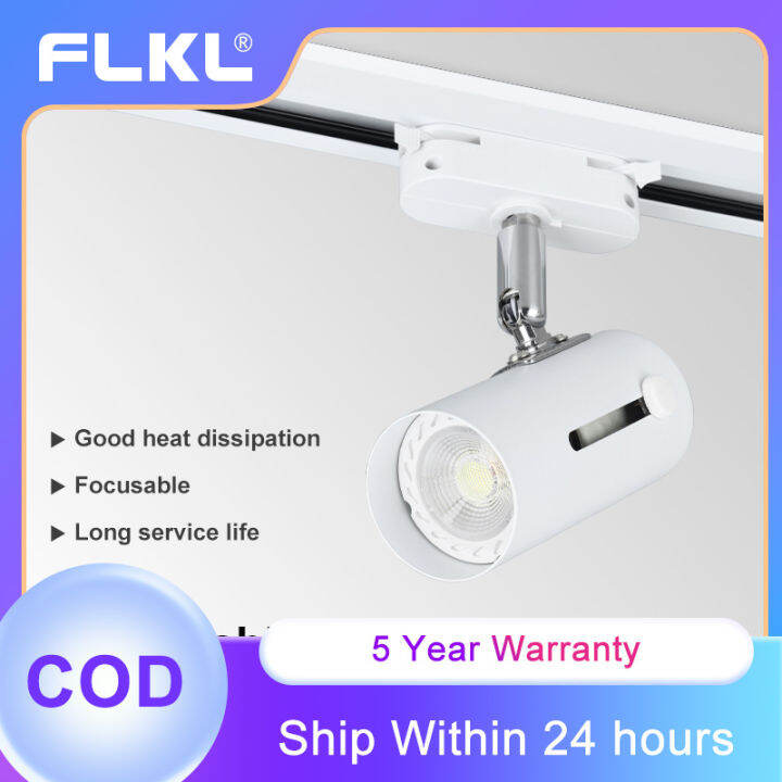 【Replaceable Bulb】Track Light Set Ceiling Spotlight Rotatable 360