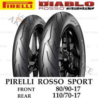 80/90-17 + 110/70-17 PIRELLI DIABLO ROSSO SPORT